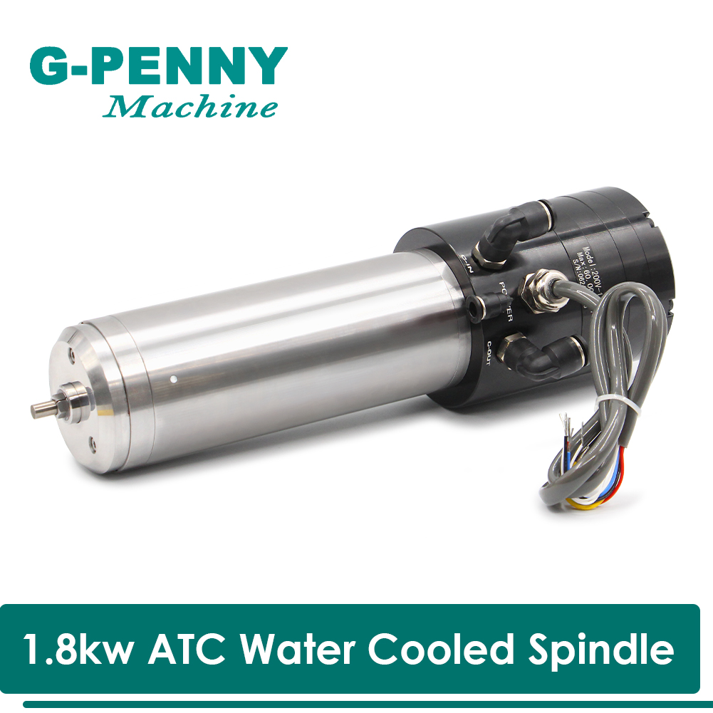 Water Cooled Spindle - Water Cooled Spindle 1.8kw 220v ATC