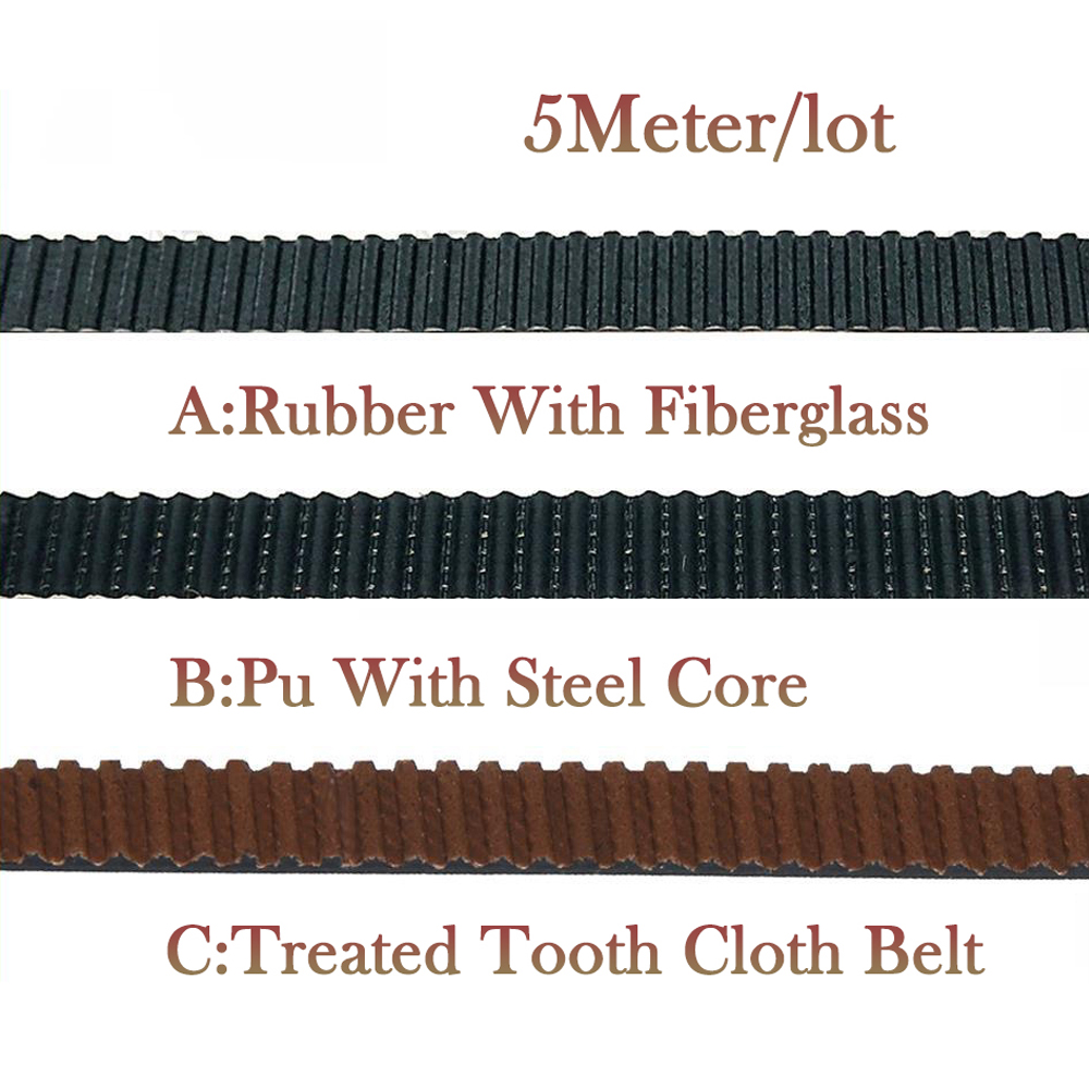 Gt2 Belt - 5M 2GT Open Timing Belt 6mm