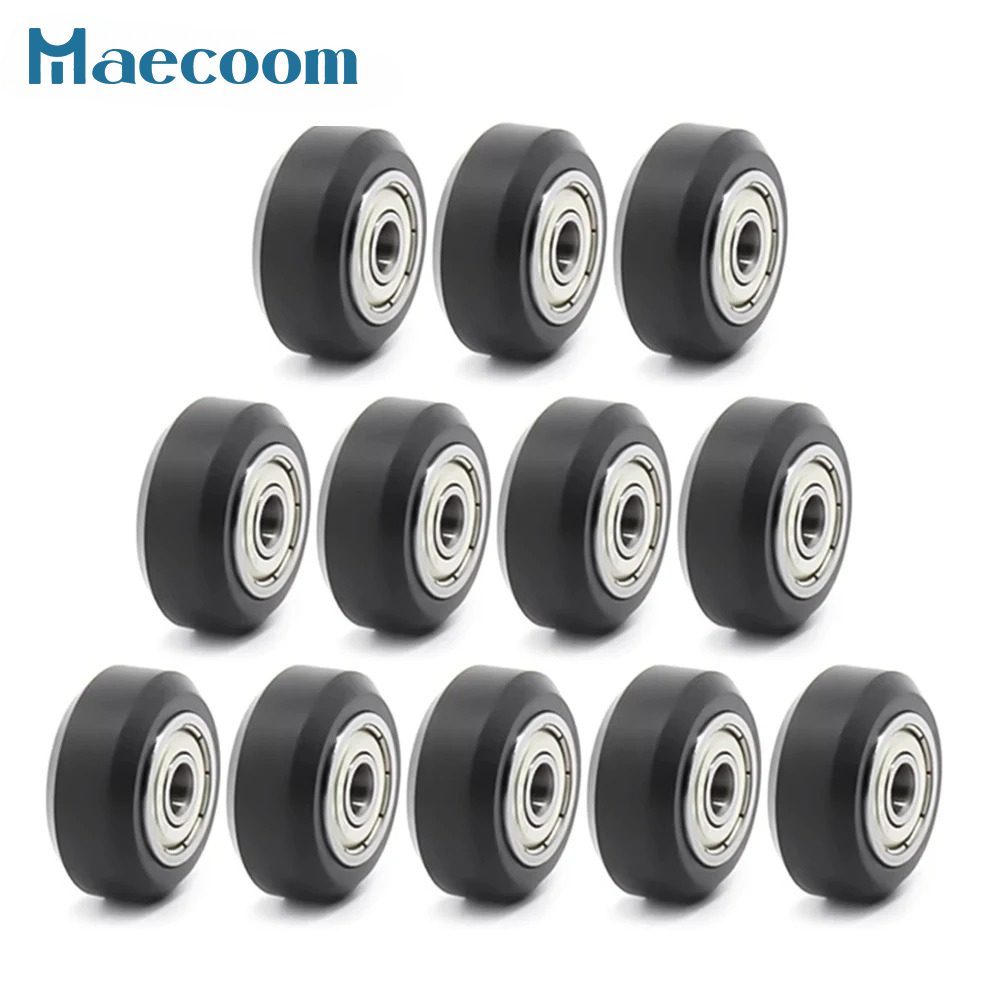 V Slot Wheel - 12/24pcs CNC Plastic POM Wheel with