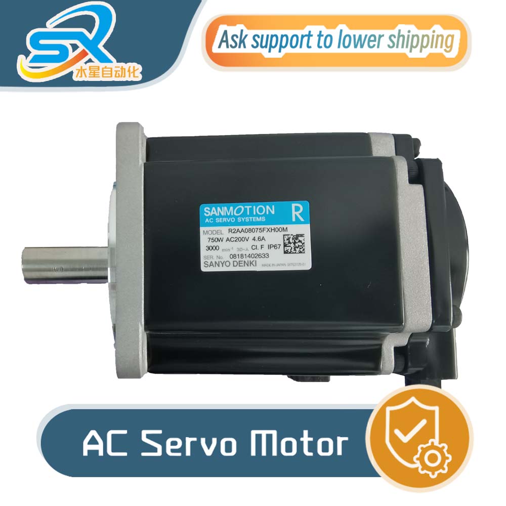 Servo Motor - SANYO 100% Genuine Servo Motor R2AA08075FXH00M