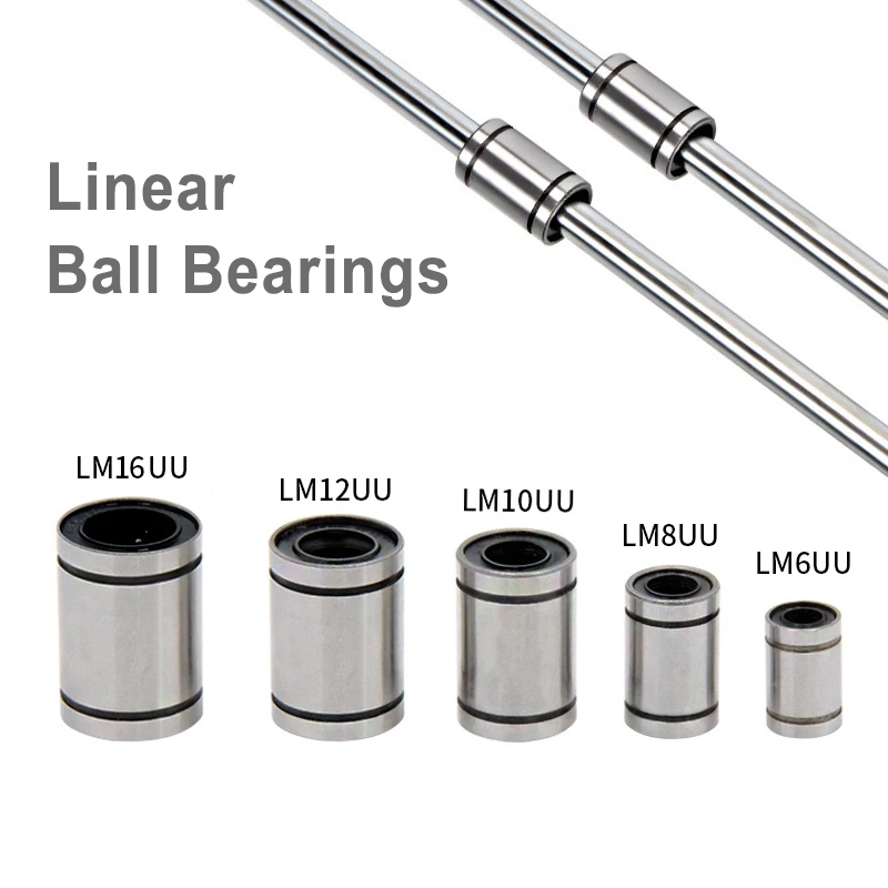 Lm8Uu Bearing - 10Pcs LM6UU LM8UU LM10UU LM12UU LM16UU