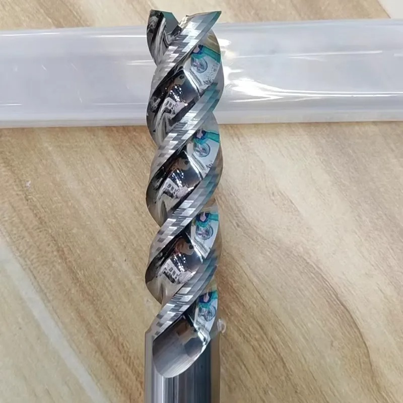 End Mill - 3 Flute High Helix Angle End