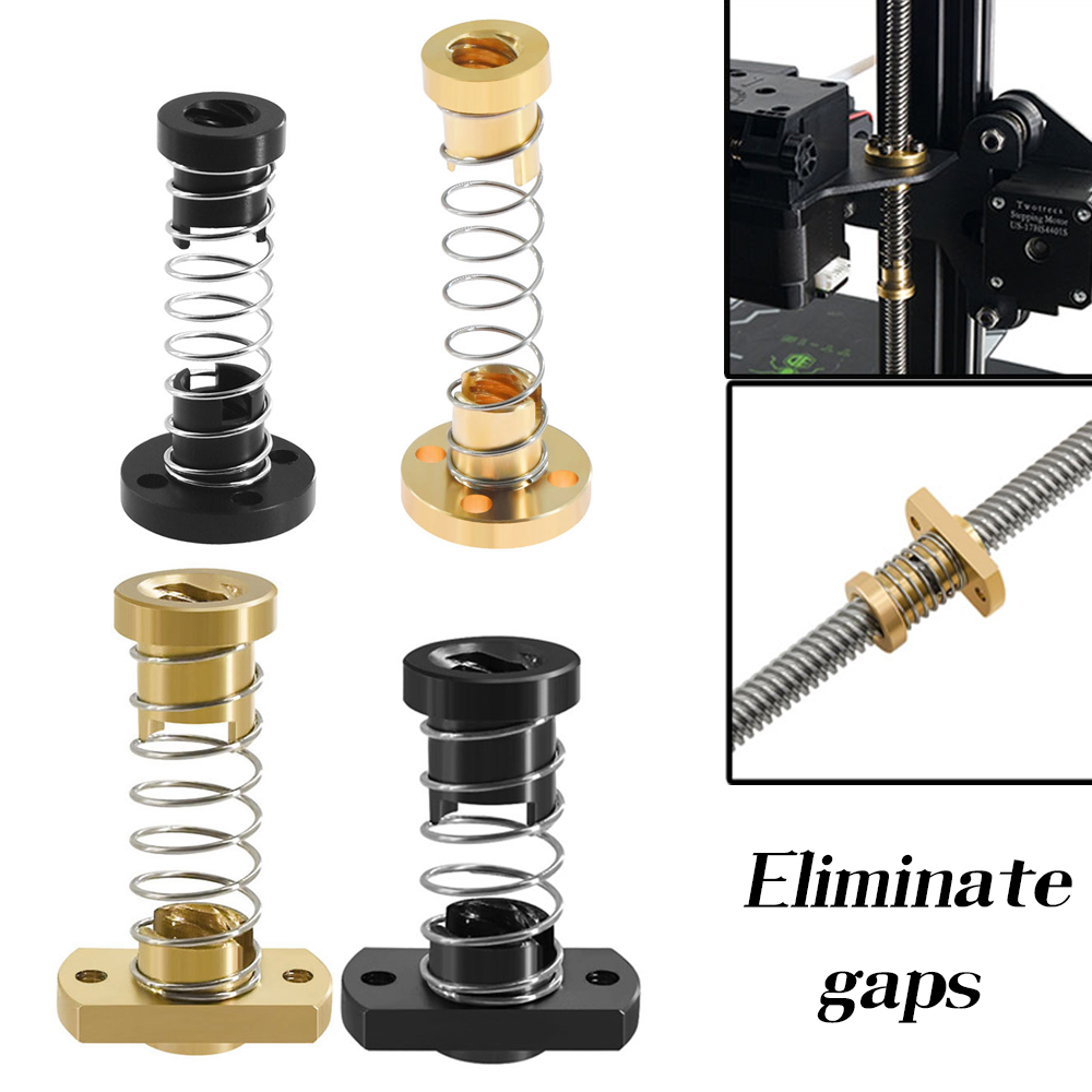 Lead Screw 8Mm - T8 Anti-backlash Screw Brass Nut Lead
