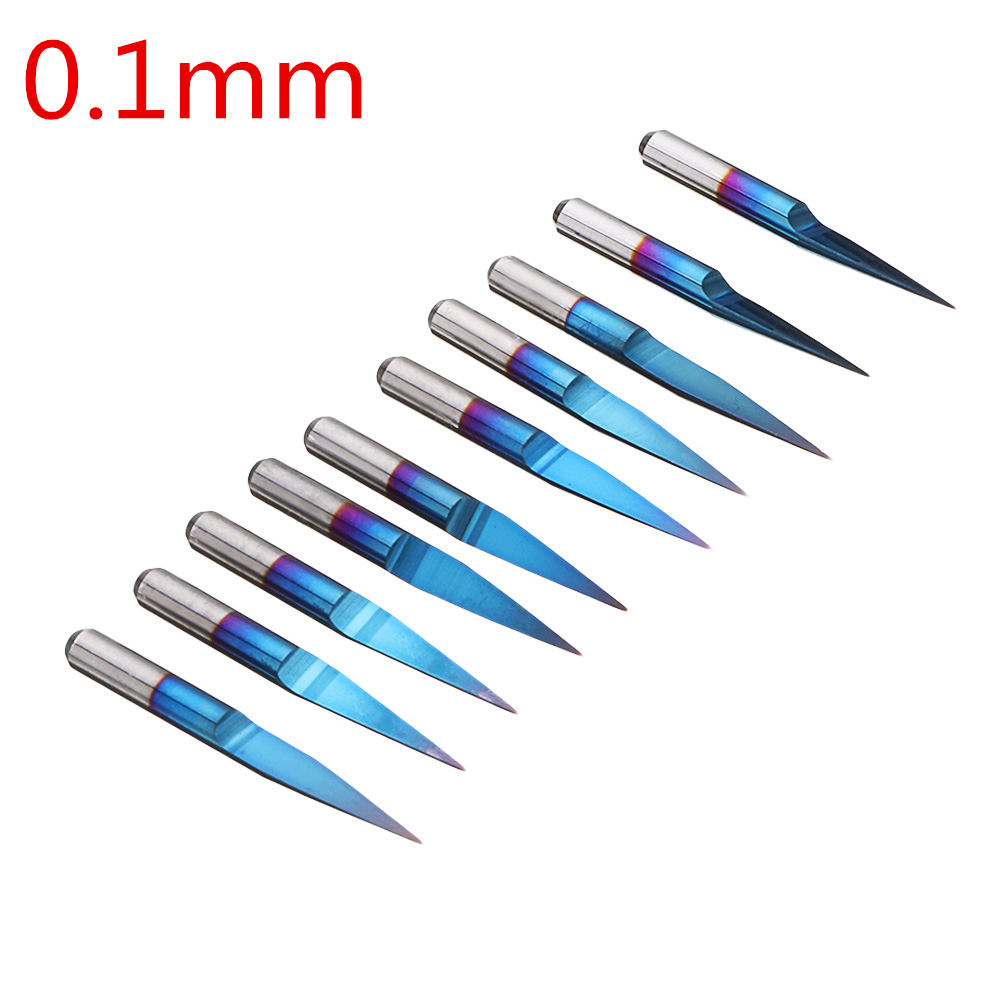 Cnc Bits - 3.175mm Blue Coating PCB 3D Milling