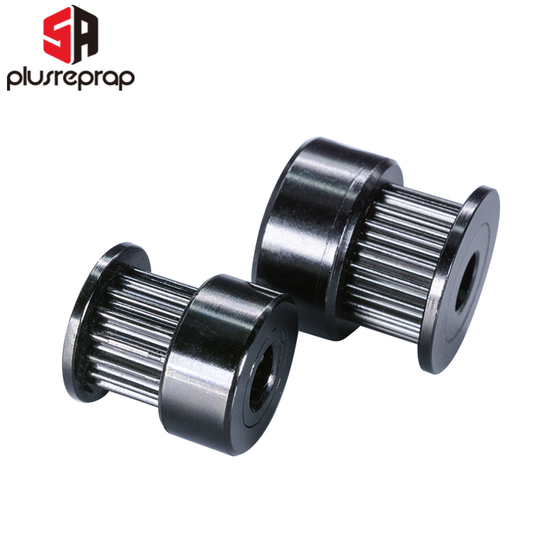 Gt2 Belt - 2/5 PCS GT2 16/20 Teeth Black