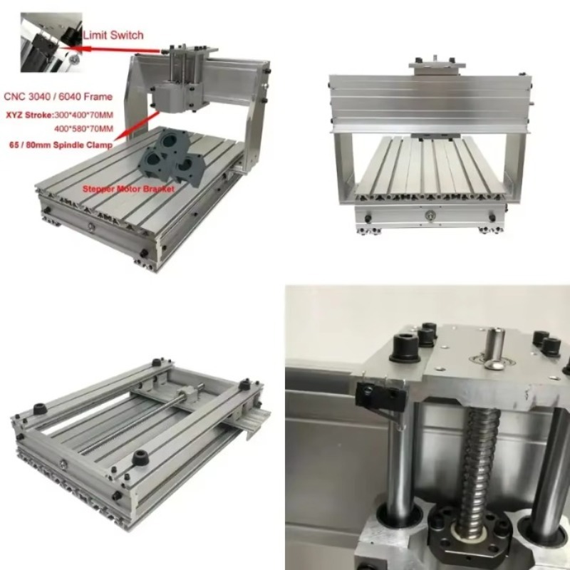 Cnc Router - Aluminum CNC 3040 6040 Frame Kit