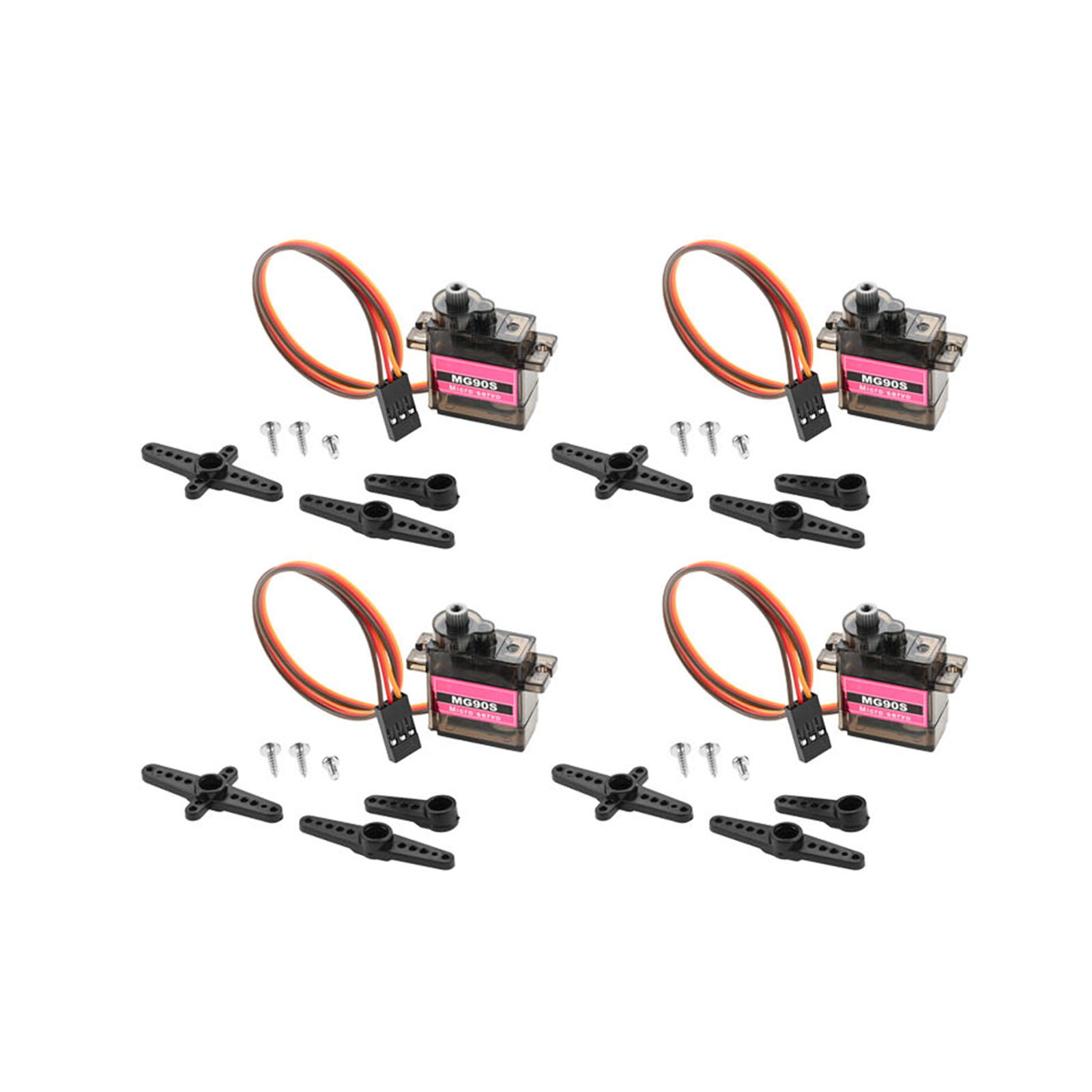 Servo 9G - 4pcs Micro Servo Metal Gear 90