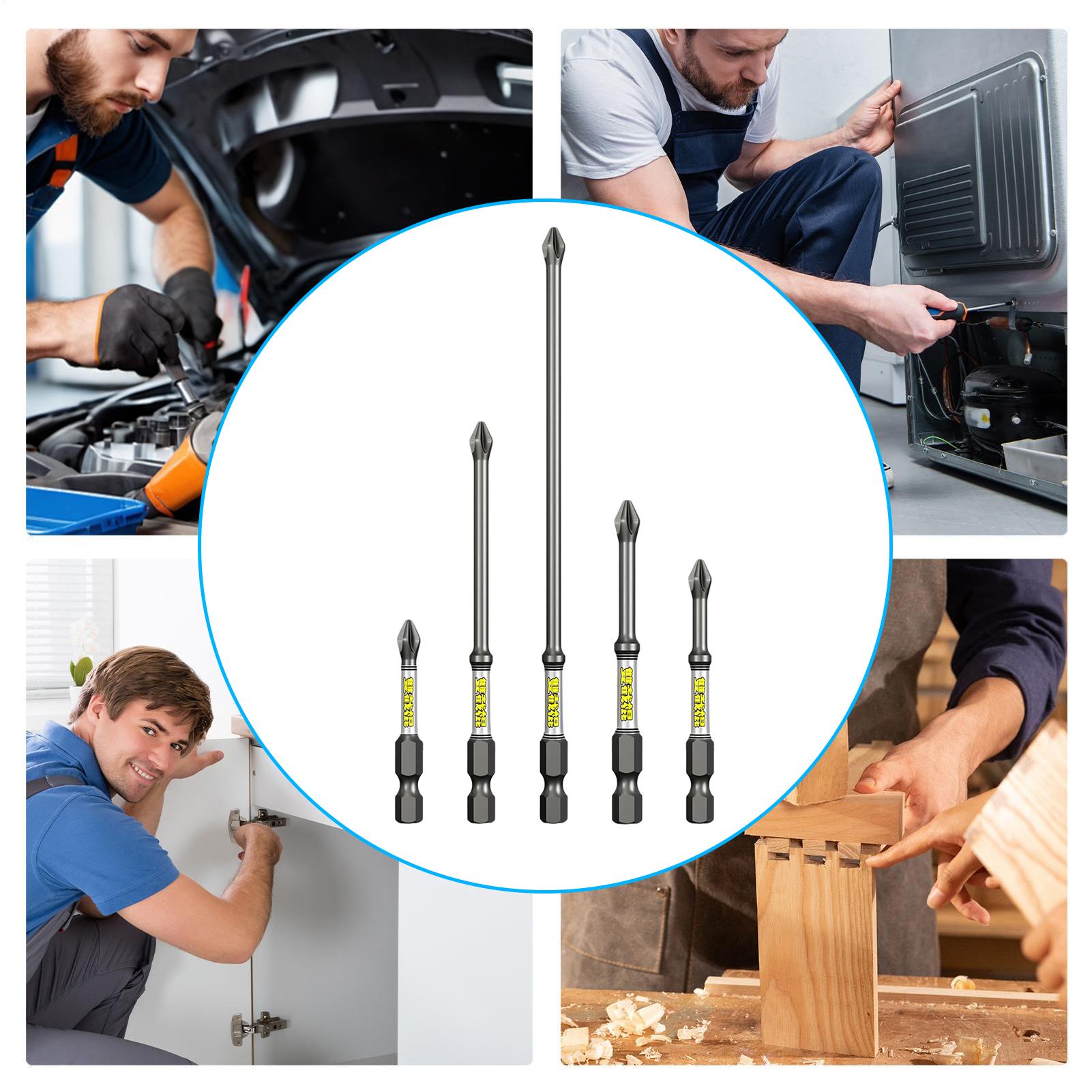 Drill Screwdriver Bit Set 5-Pi - огляд і ціна Drill Bit Set