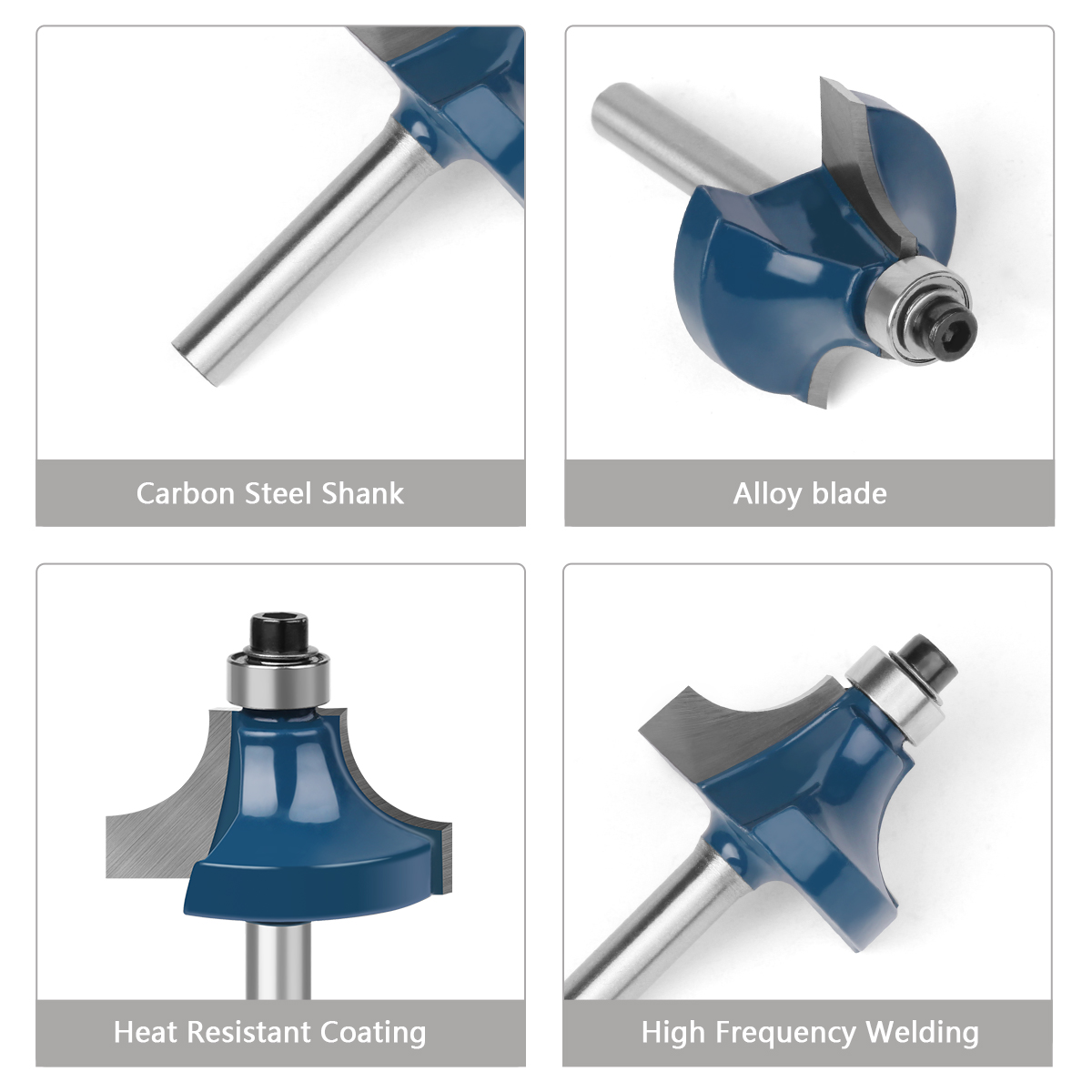 6mm Shank Router Bits Set Stra - огляд і ціна End Mill Set