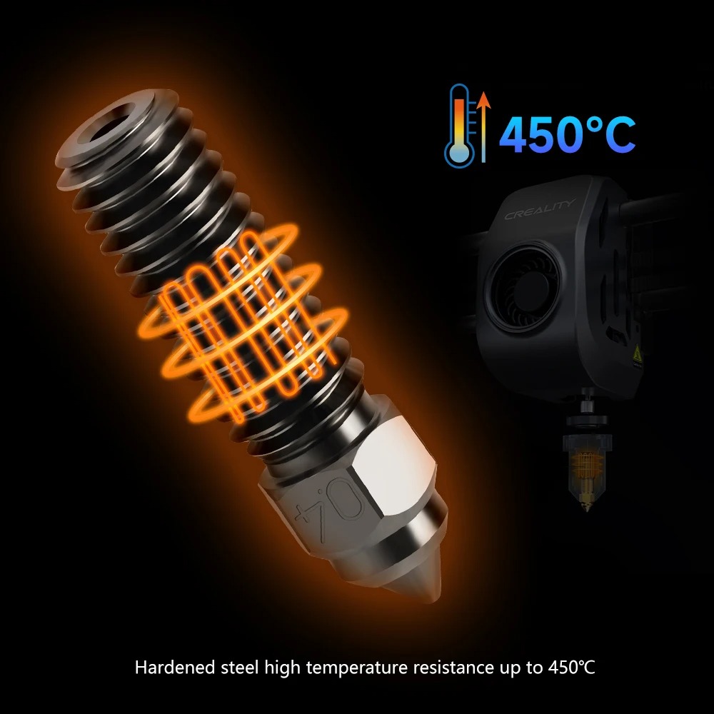 Creality K1 Hardened Steel Noz - огляд і ціна Aluminium Profile 2020