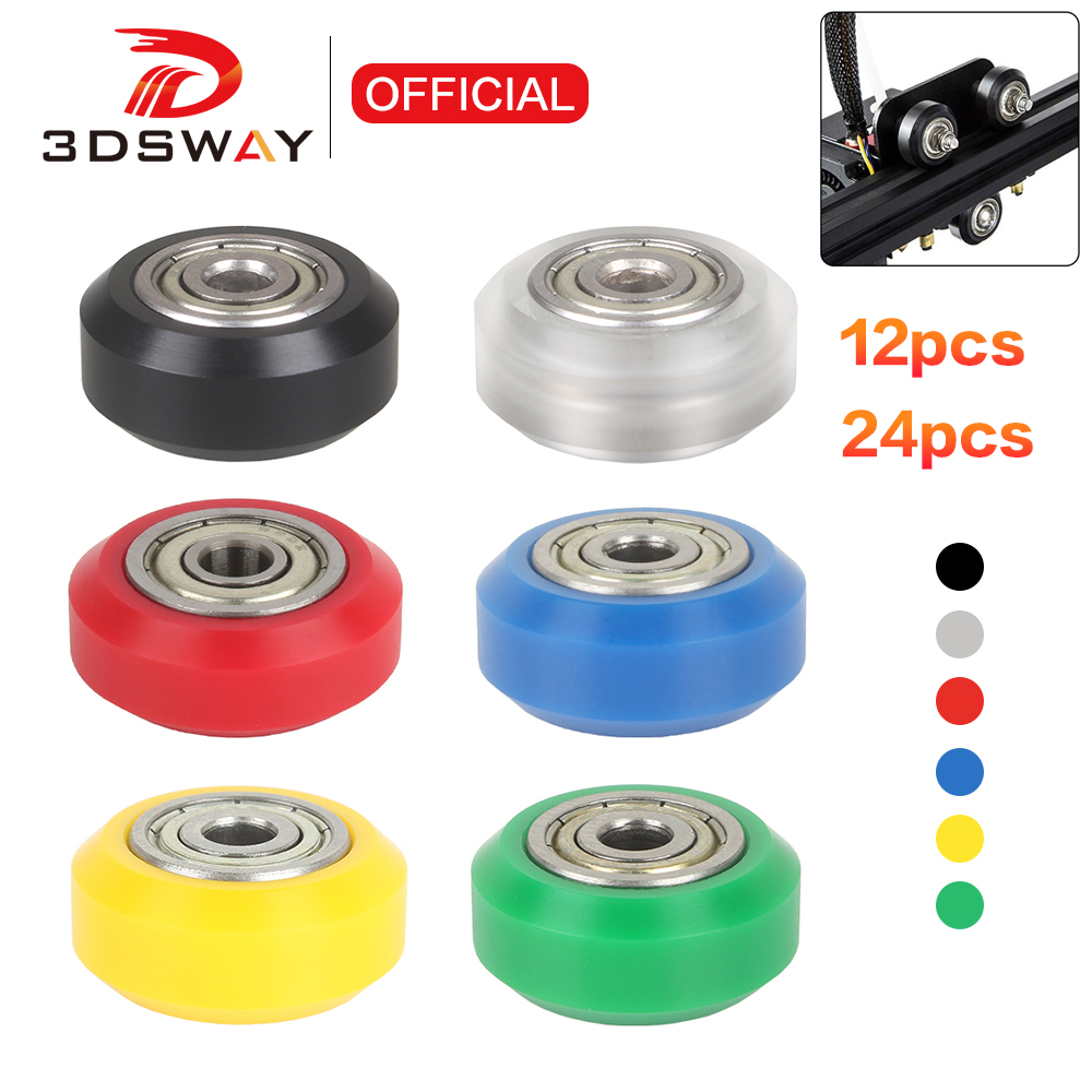 3DSWAY 12/24pcs POM Pulley Whe - огляд і ціна V Slot Wheel