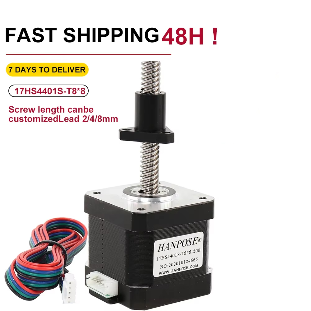 Nema17 Stepper Motor 17HS4401S - огляд і ціна Lead Screw 8Mm