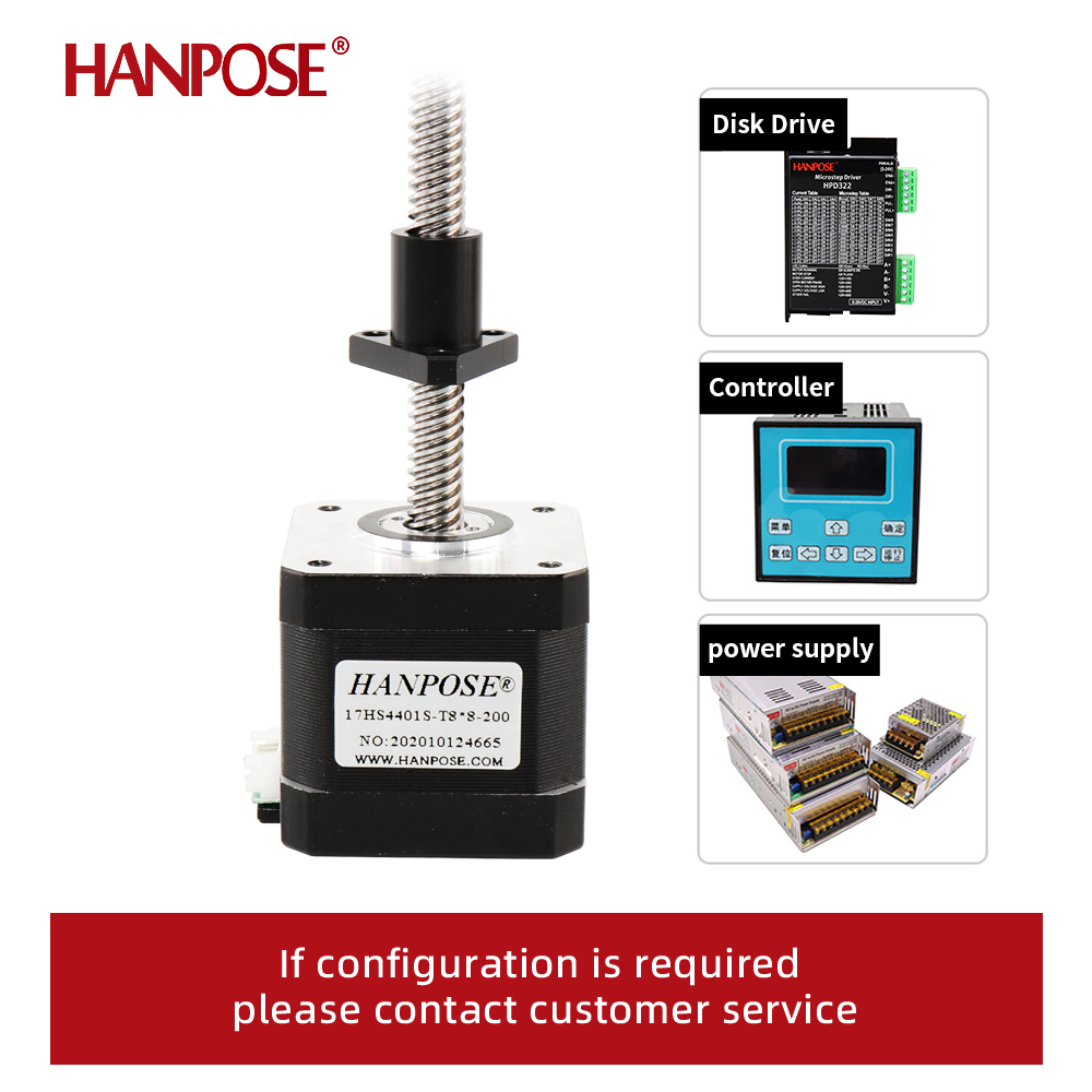 Nema17 Stepper Motor 17HS4401S - огляд і ціна Lead Screw 8Mm