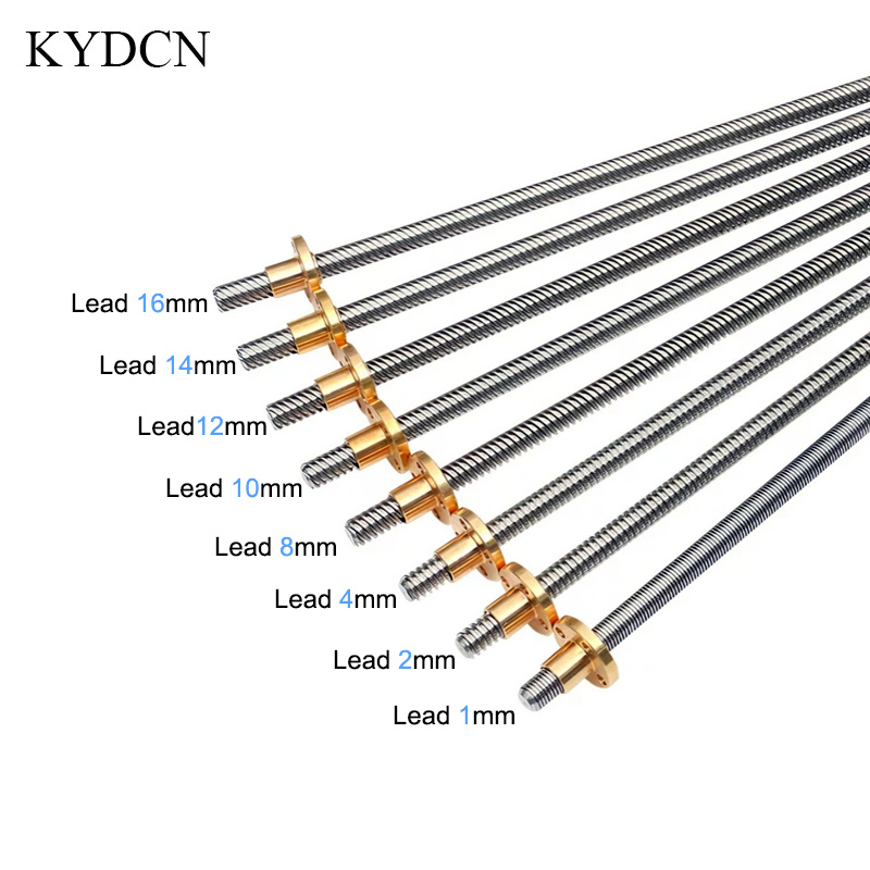 T8 Lead Screw Stainless Steel  - огляд і ціна Lead Screw 8Mm