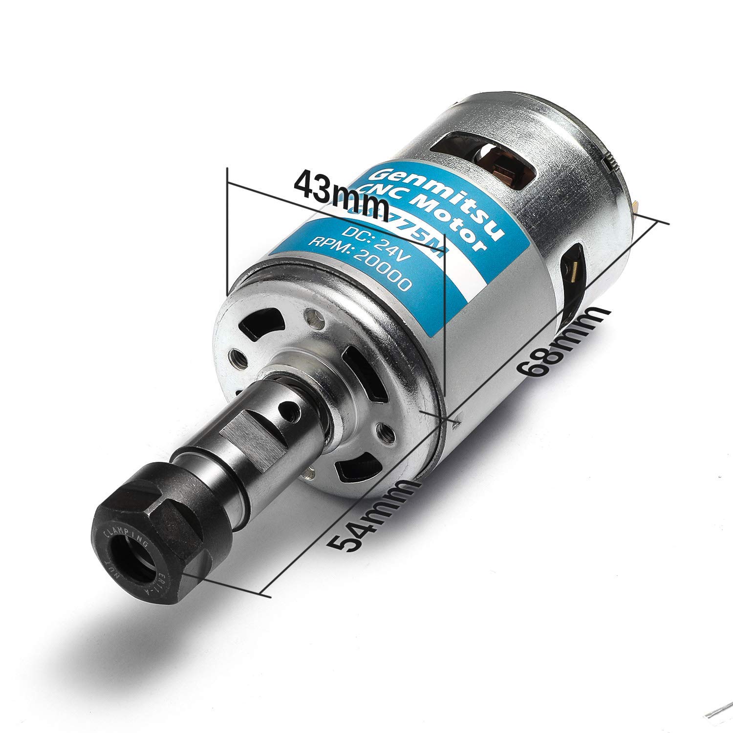 Genmitsu GS-775M 20000RPM 775  - огляд і ціна 3018 Cnc
