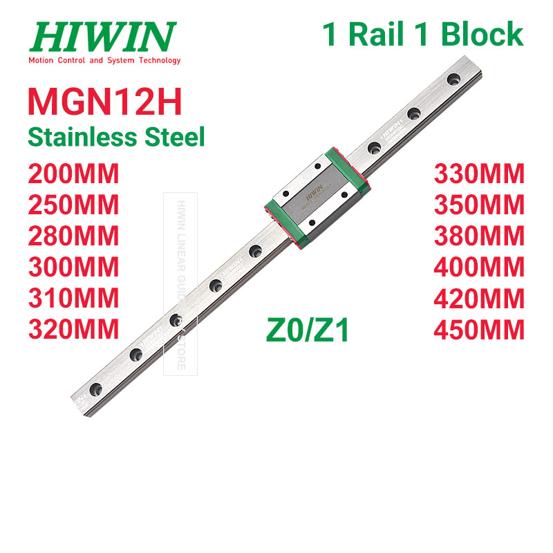HIWIN MGN12H Z1 Z0 HIWIN MGN12 - огляд і ціна Lm8Uu Bearing