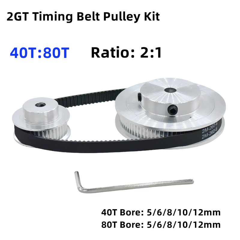 2GT 2M 80Teeth 40T GT2 40Teeth - огляд і ціна Gt2 Belt