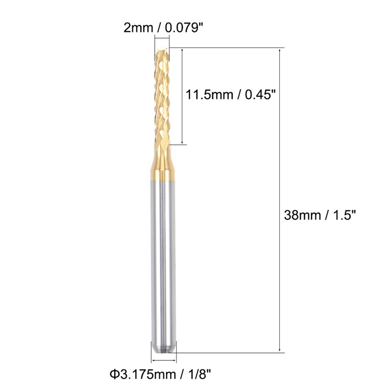 10PCS Titanium Coat Carbide En - огляд і ціна End Mill