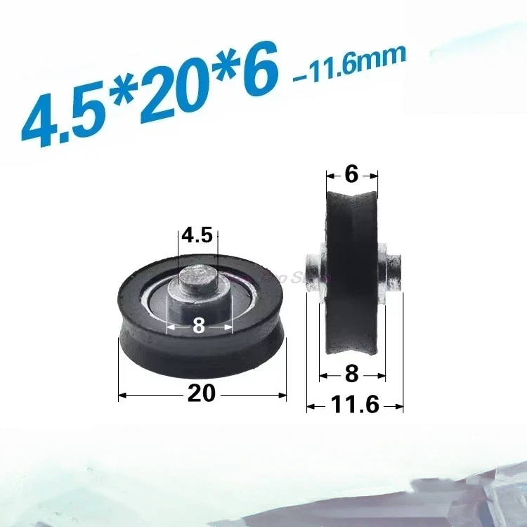 5PC POM Polyoxymethylene Plast - огляд і ціна V Slot Wheel