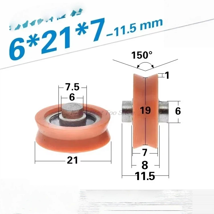 5PC POM Polyoxymethylene Plast - огляд і ціна V Slot Wheel