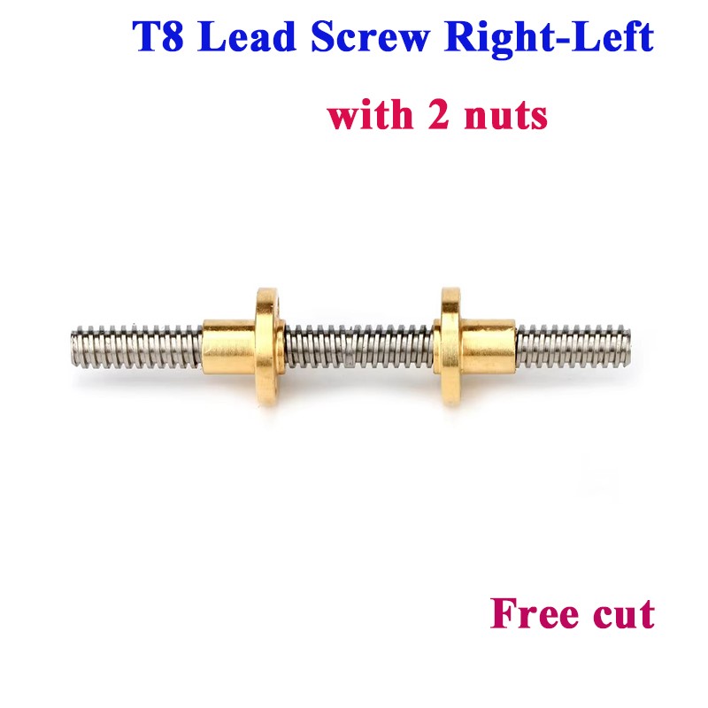 T8 Lead Screw Right-Left Threa - огляд і ціна Lead Screw 8Mm