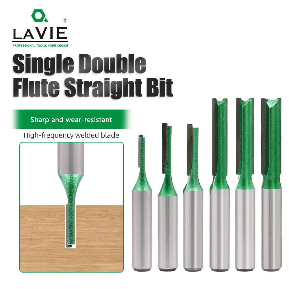 LAVIE 8mm Shank 6Pcs Slotting  - огляд і ціна End Mill Set