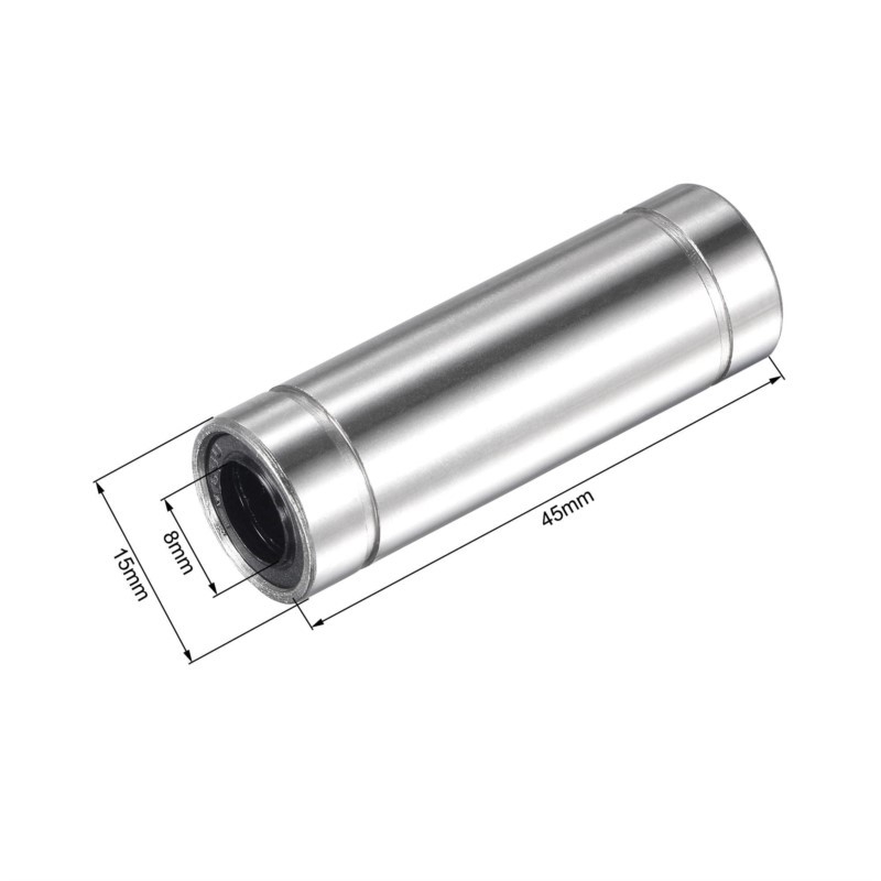 4/10pc LM6UU LM8UU LM10UU LM8L - огляд і ціна Lm8Uu Bearing