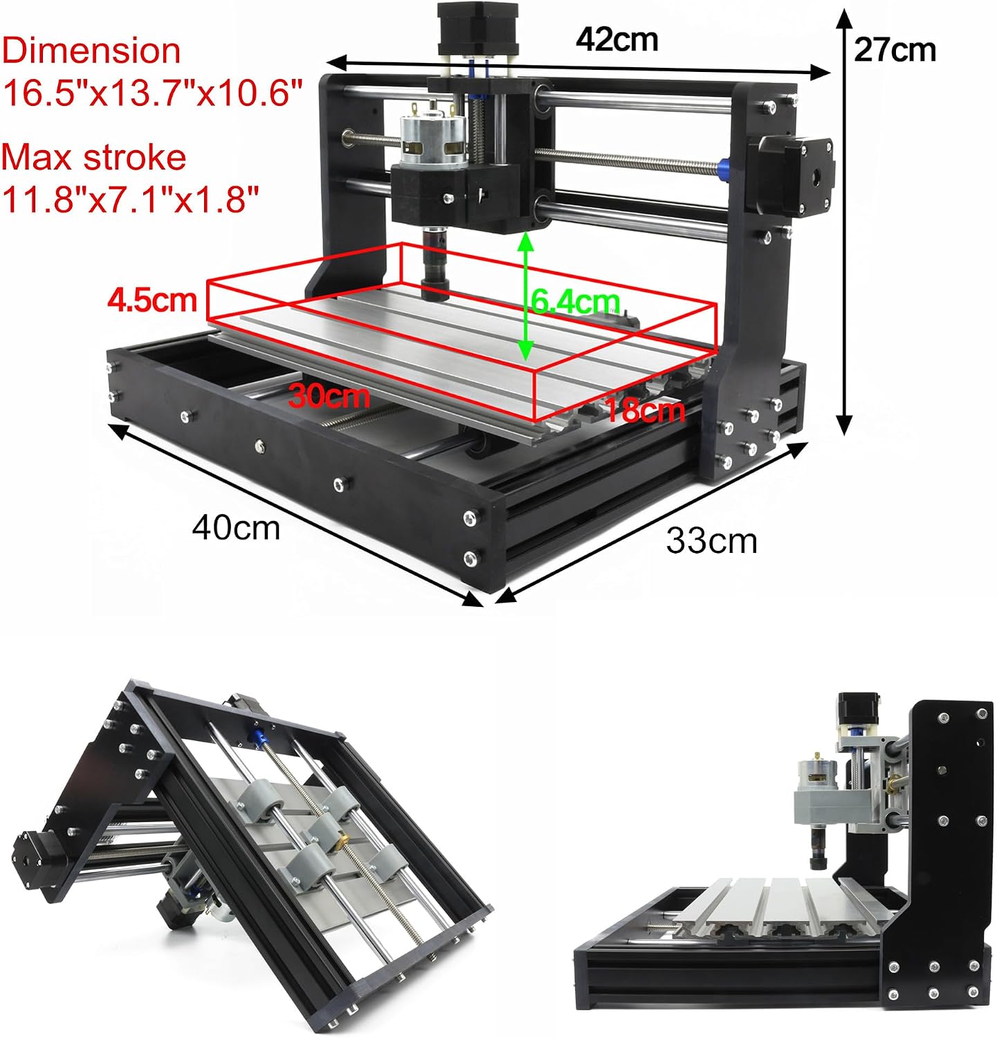 3 Axis 3018-PRO CNC Router Min - огляд і ціна 3018 Cnc