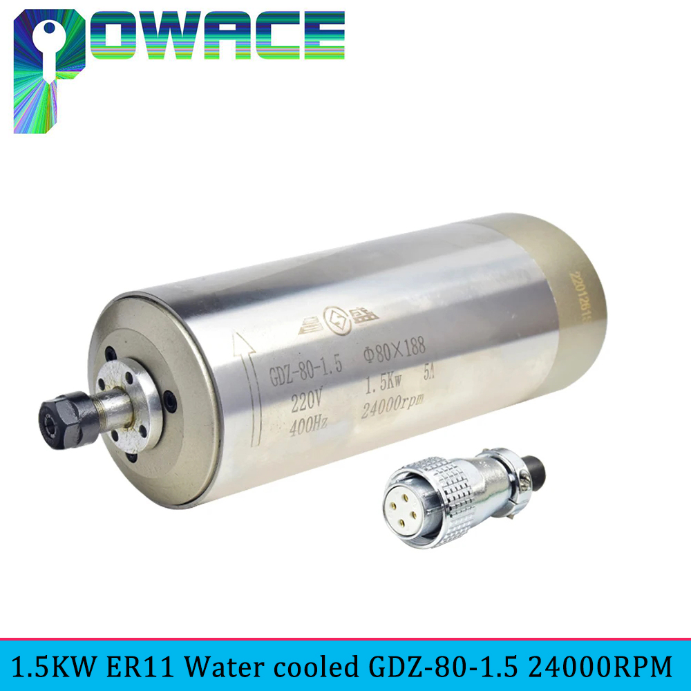 GDZ-80 1.5KW ER11 CNC Water Co - огляд і ціна Water Cooled Spindle