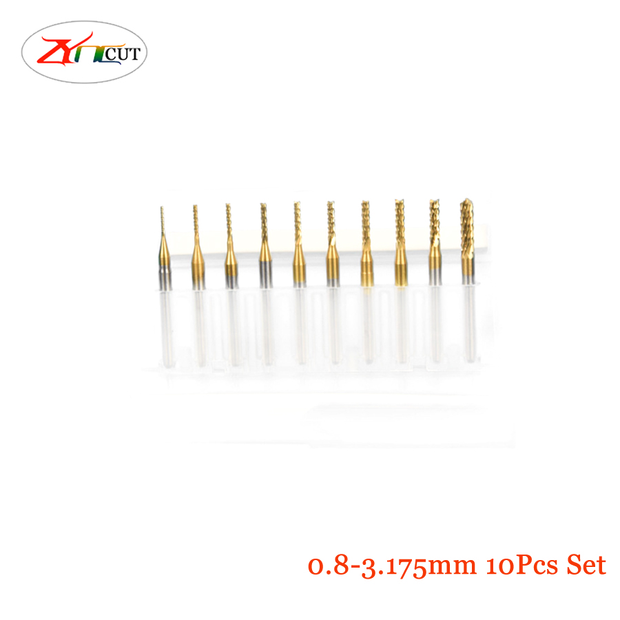 0.6-1.5mm PCB Milling Cutter T - огляд і ціна End Mill Set