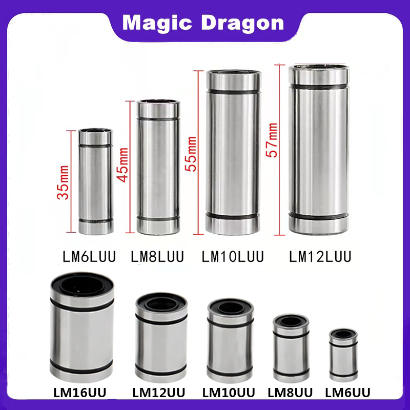 4/10pc LM3UU LM4UU LM5UU LM6UU - огляд і ціна Lm8Uu Bearing