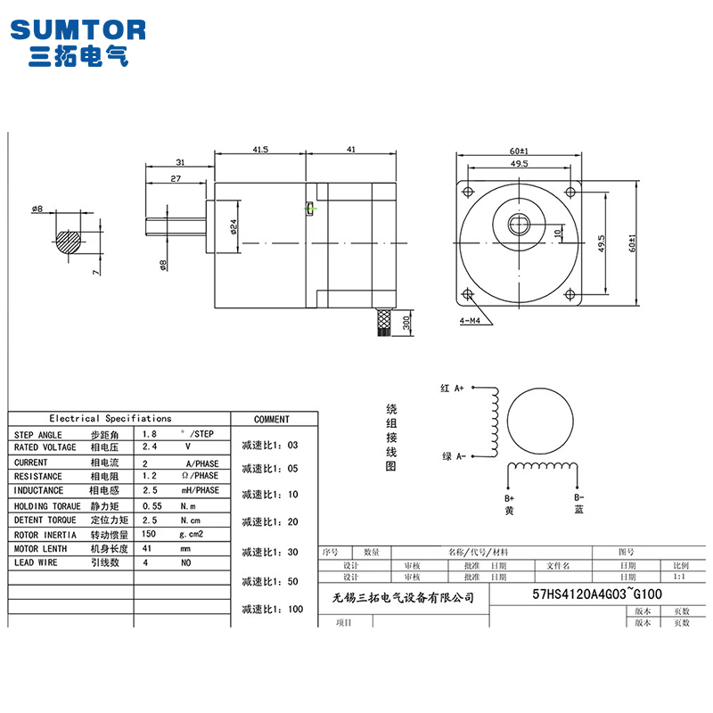 Nema 23 Stepper Motor With Gea - огляд і ціна Nema23 Stepper