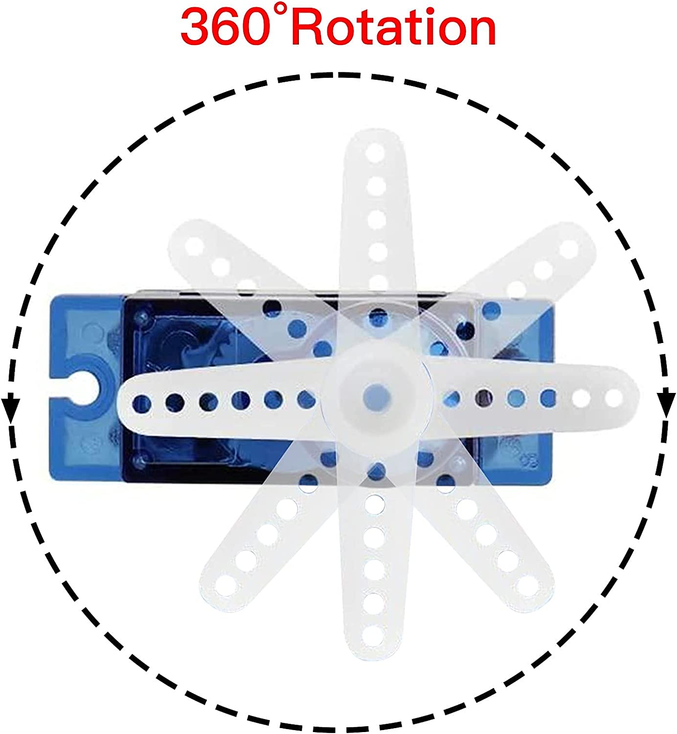 Feetech 1.3kg Analog Continuou - огляд і ціна Servo 9G