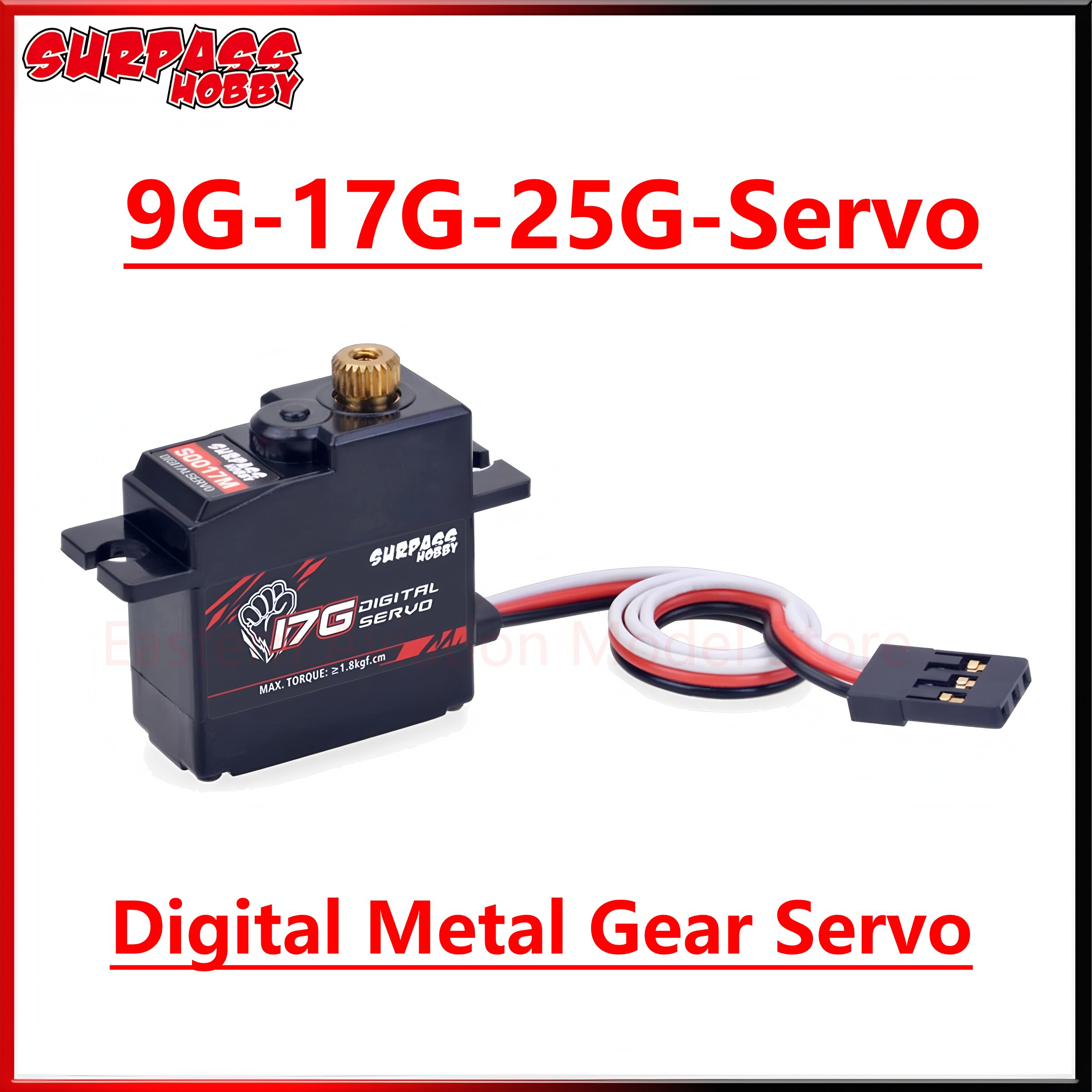 Surpass Hobby S009M 9G S0017M  - огляд і ціна Servo 9G