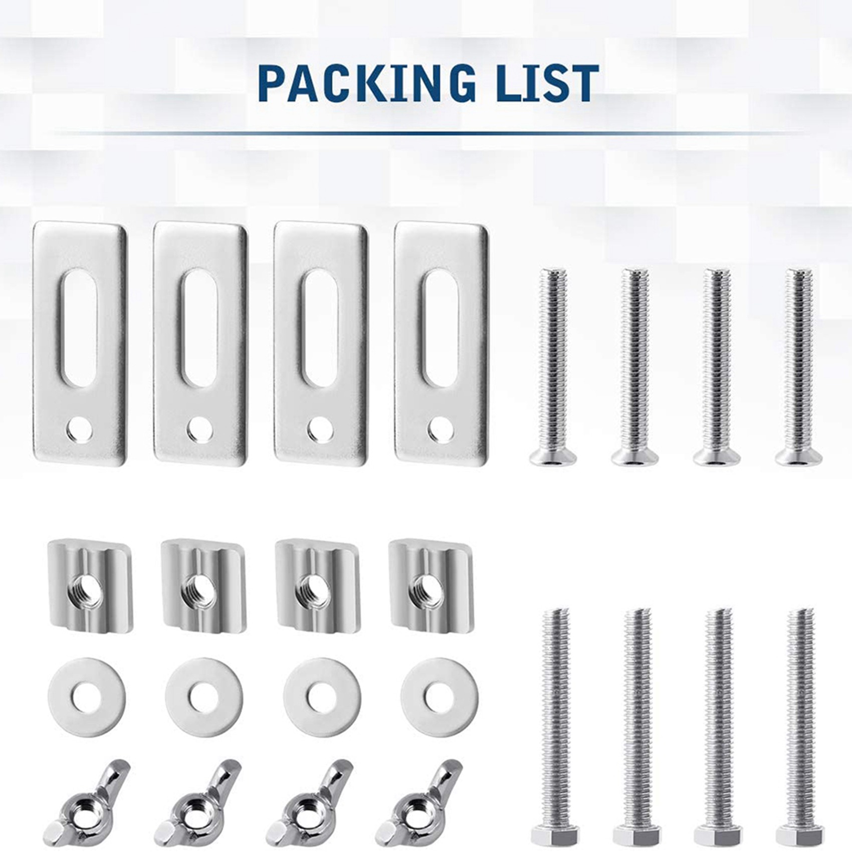 A19F-8 Pack T-Track Clamp,Mini - огляд і ціна 3018 Cnc