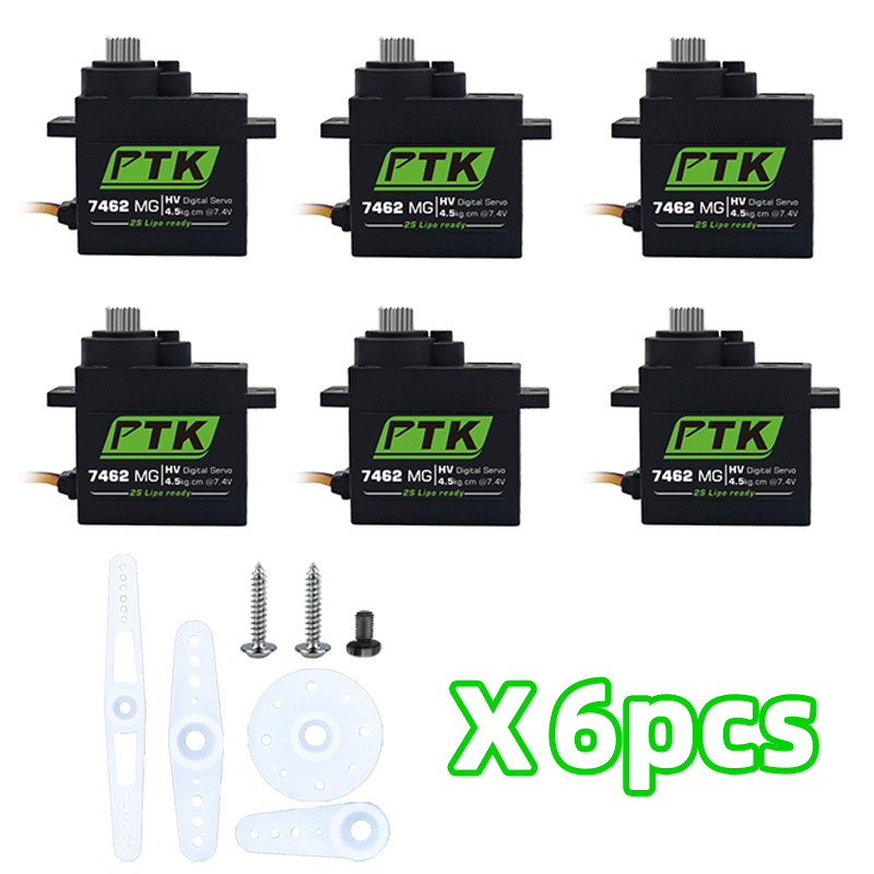 PTK 7462W MG Metal gear 9g mic - огляд і ціна Servo 9G