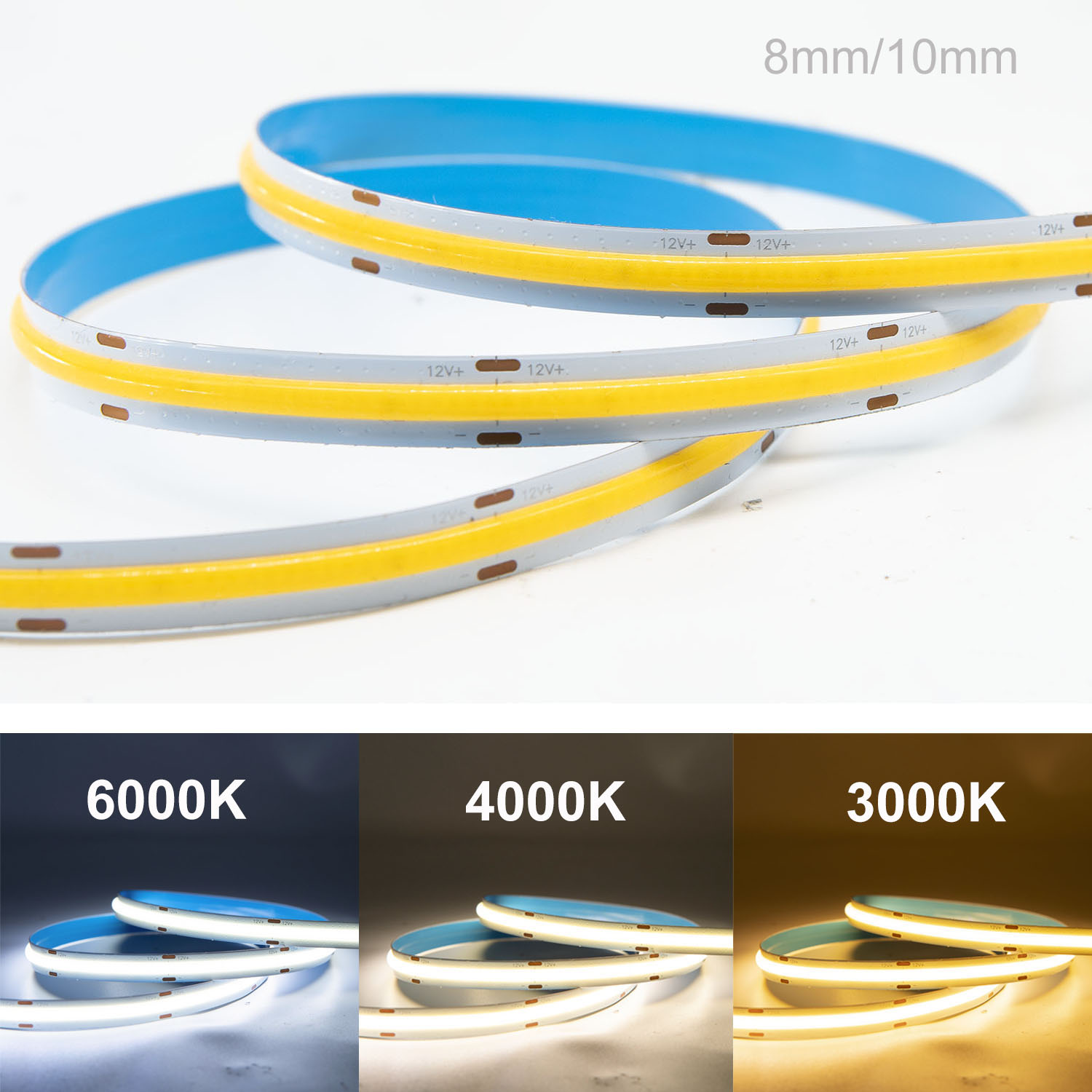 12V/24V 3mm/5mm/8mm/10mm COB L - огляд і ціна Linear Rod 8Mm
