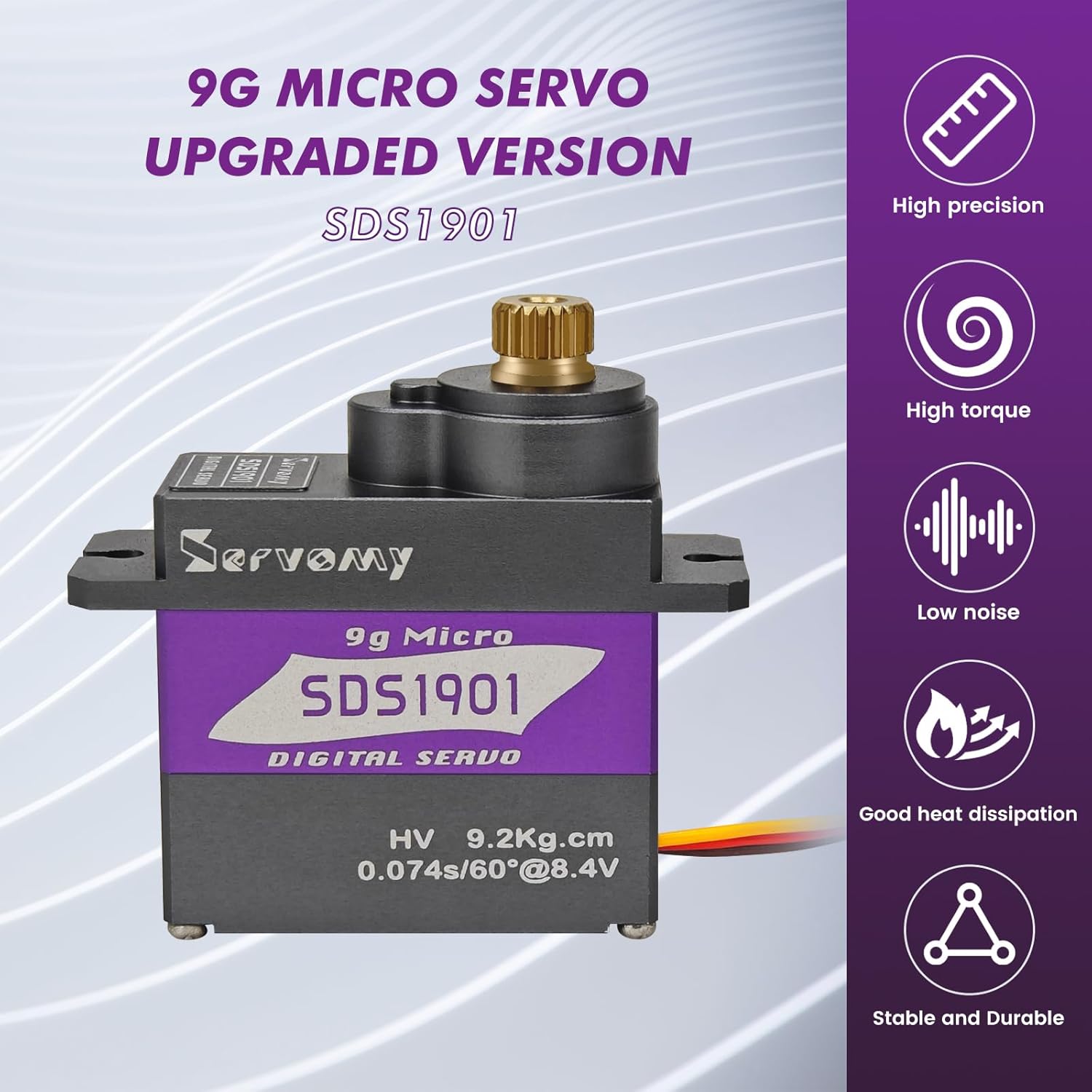 SERVOMY-SDS1901 Digital 9G Mic - огляд і ціна Servo 9G