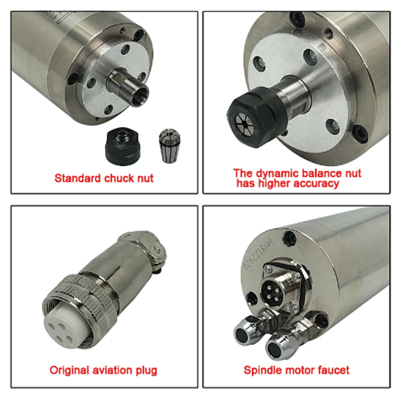 65X195-800W-ER11-220V CNC Wate - огляд і ціна Water Cooled Spindle
