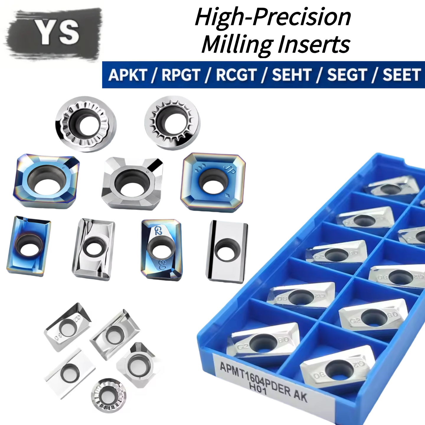 10PCS APKT APGT RCGT SEHT Carb - огляд і ціна End Mill