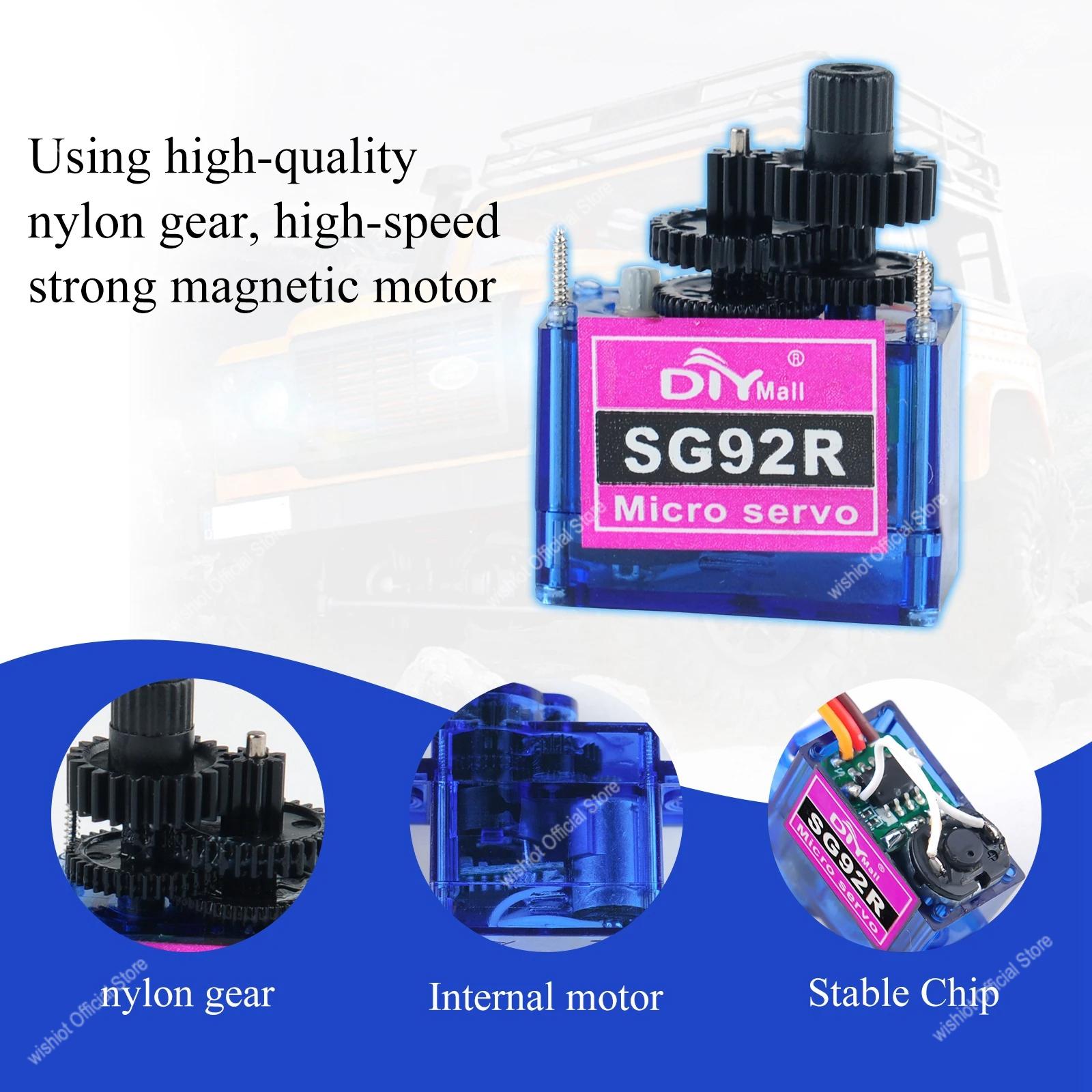 SG92R Micro Servo Motor 4.8-6V - огляд і ціна Servo 9G