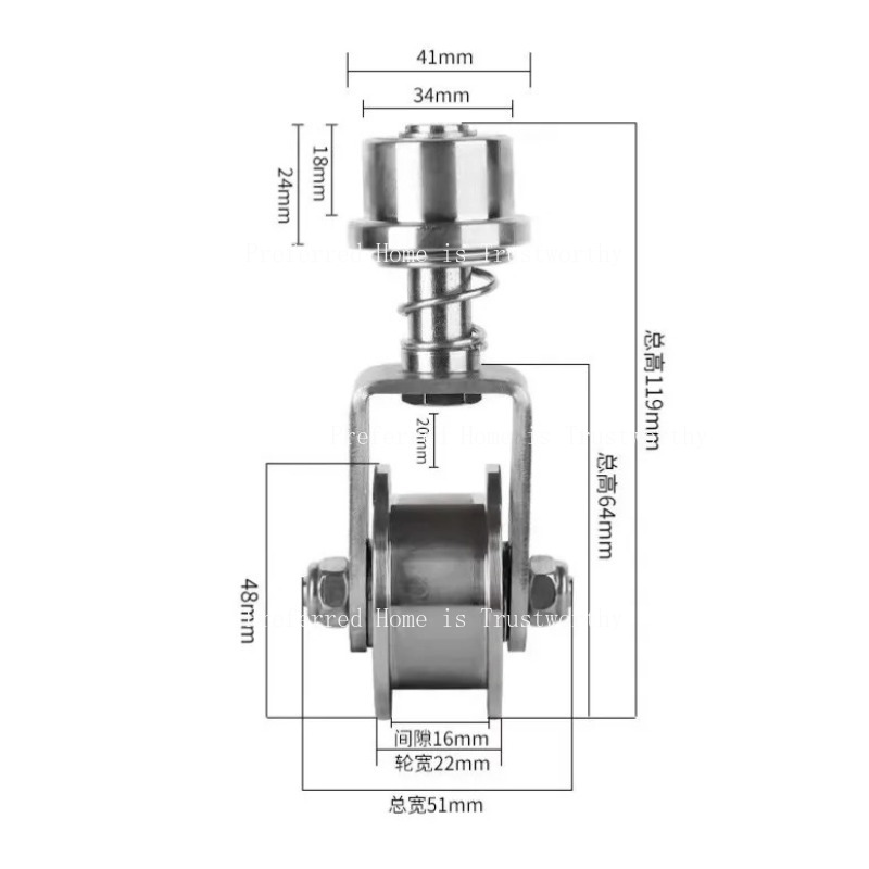 Suitable for 304 Stainless Ste - огляд і ціна V Slot Wheel