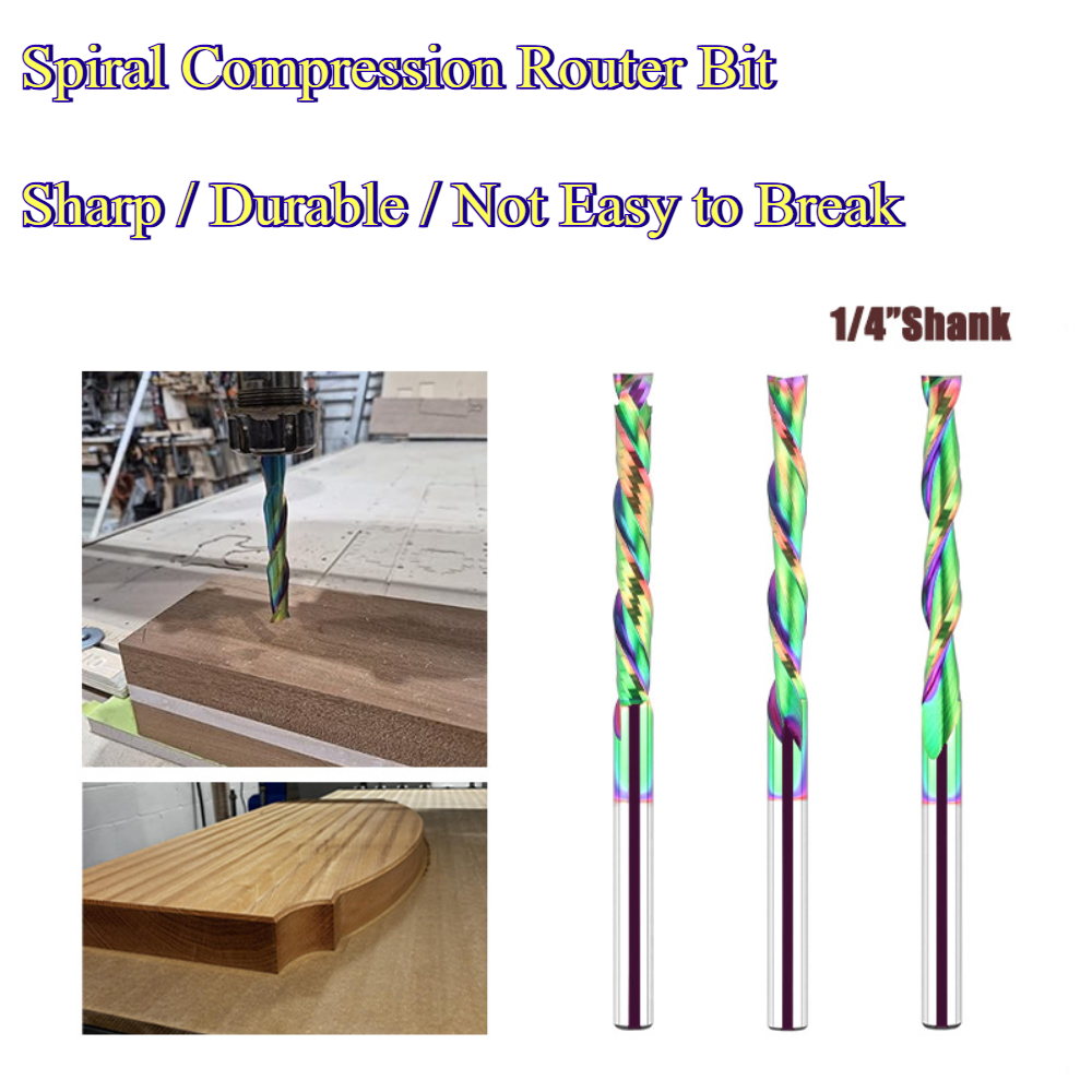 Spiral Compression Router Bit  - огляд і ціна Cnc Bits