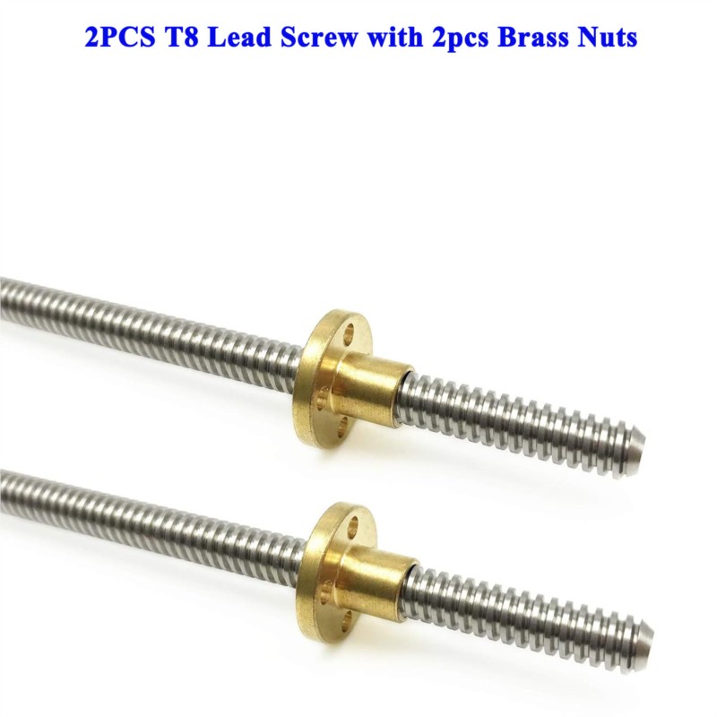 2PCS T8 Lead Screw Tr8 Lead 2m - огляд і ціна Lead Screw 8Mm