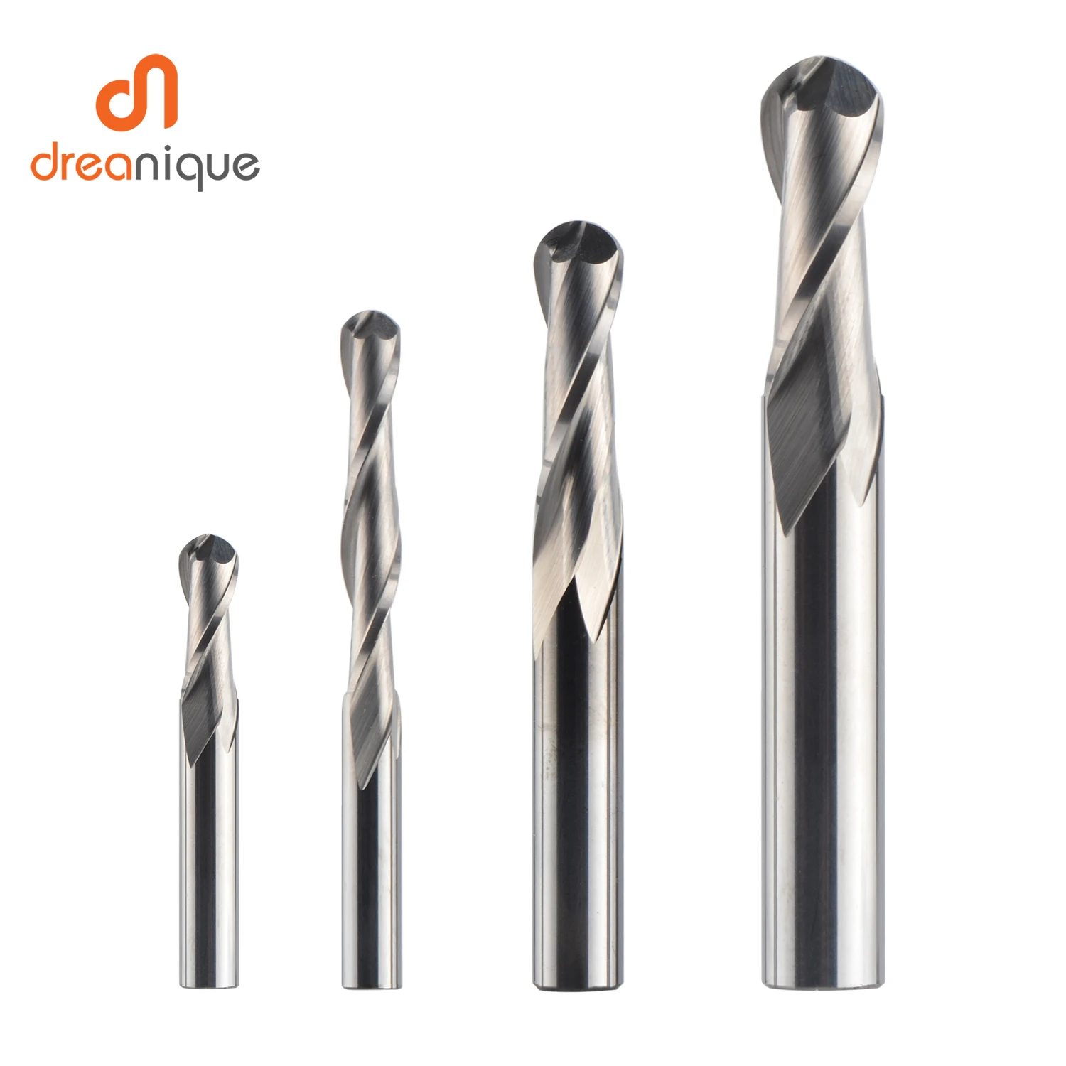 Dreanique 1pc Carbide Ball Nos - огляд і ціна End Mill Set