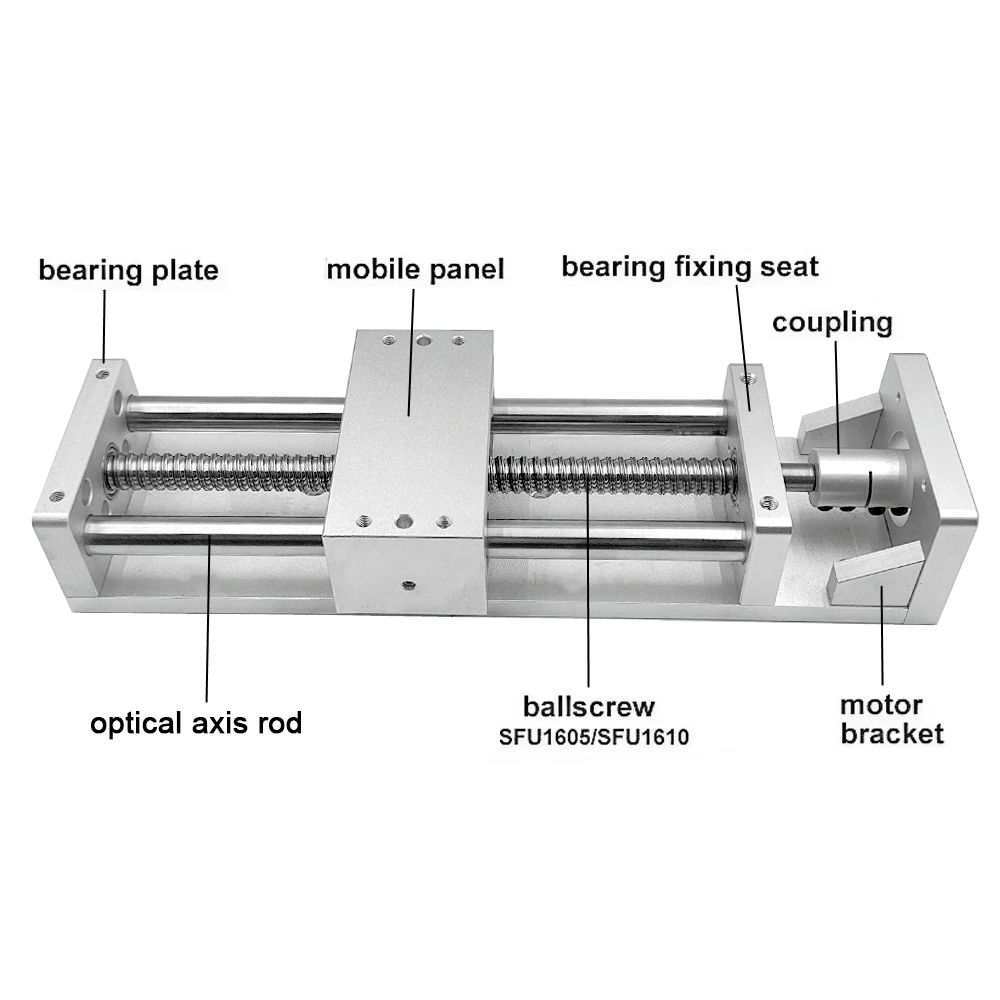 XYZ Axis Linear Rail Guide Sli - огляд і ціна Nema23 Stepper