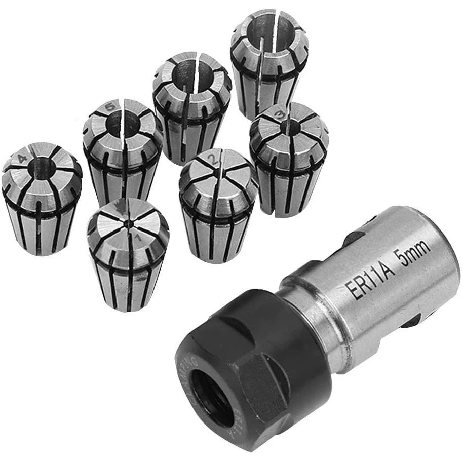 8-piece ER11A 1-7mm spring chu - огляд і ціна End Mill Set