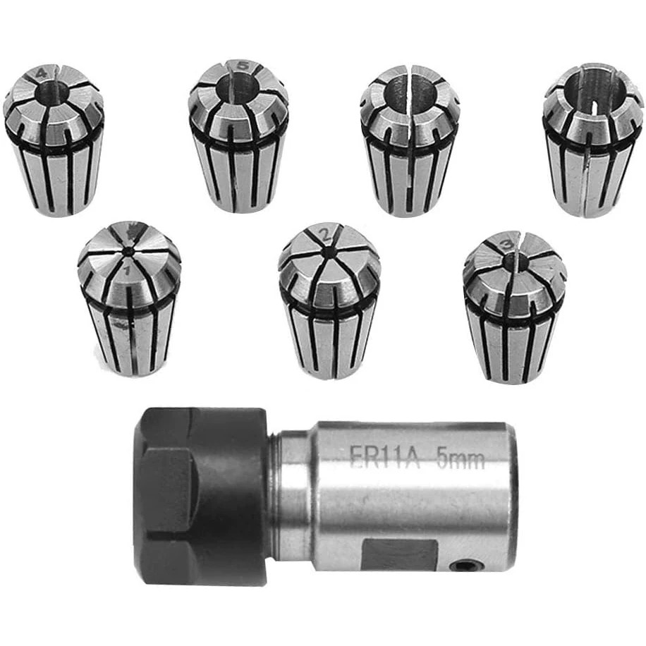 8-piece ER11A 1-7mm spring chu - огляд і ціна End Mill Set