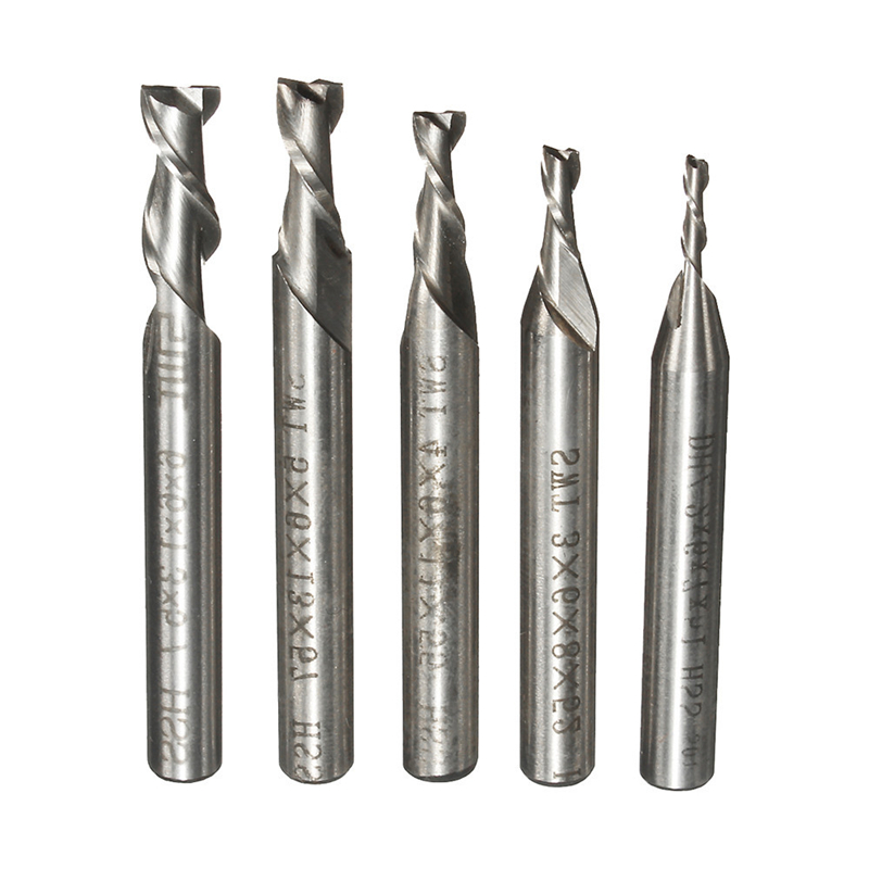 New 2F/3F/4F Flute 2mm/3mm/4mm - огляд і ціна End Mill Set