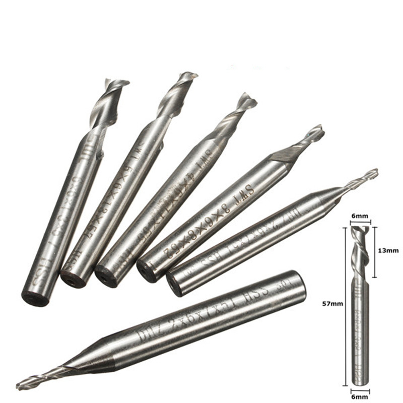 New 2F/3F/4F Flute 2mm/3mm/4mm - огляд і ціна End Mill Set